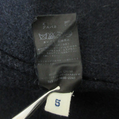 45R ウールアルパカフーディーコート