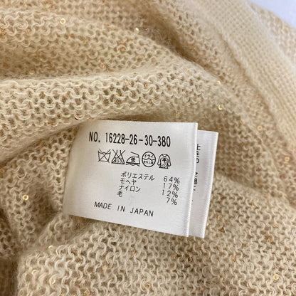 ANAYI スパンコールニットカーディガン
