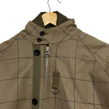 サカイ Windowpane ブルゾン ジャケット