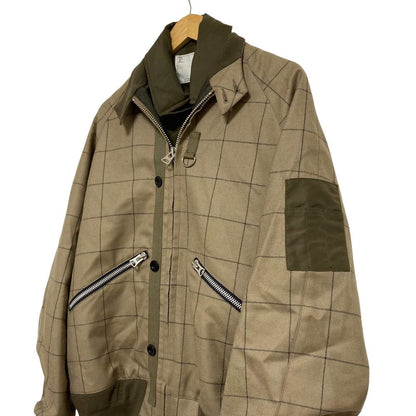 サカイ Windowpane ブルゾン ジャケット