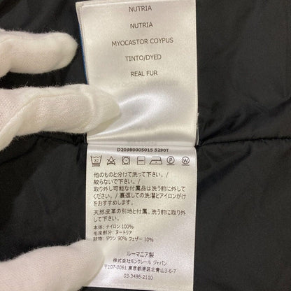モンクレール グルノーブル SCIARPA ヌートリアファー マフラー フード