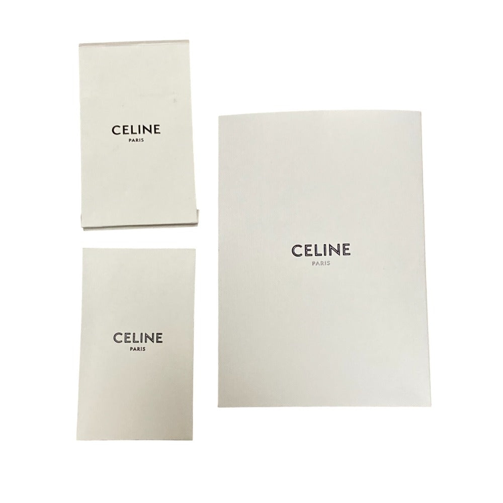 セリーヌ レザーサイドゴアアンクルブーツ