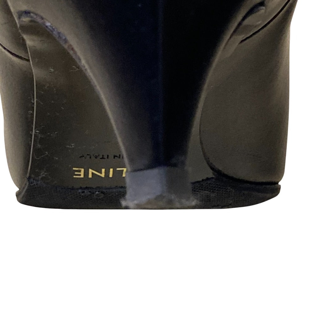 セリーヌ レザーサイドゴアアンクルブーツ