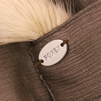 フォクシー クリスタルビジュー ミンクマフラー
