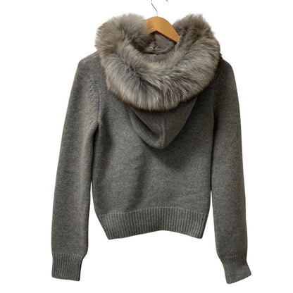 フォクシー Knit Pinecorn フォックスファー ニットパーカー