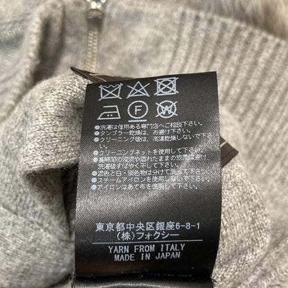 フォクシー Knit Pinecorn フォックスファー ニットパーカー
