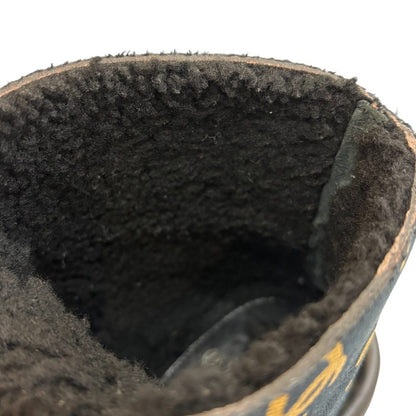 シャネル 22B キャンバス ラムファー ショートブーツ