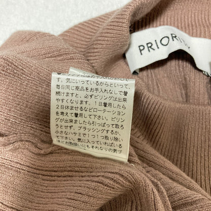 プライオリティ リブニットワンピース