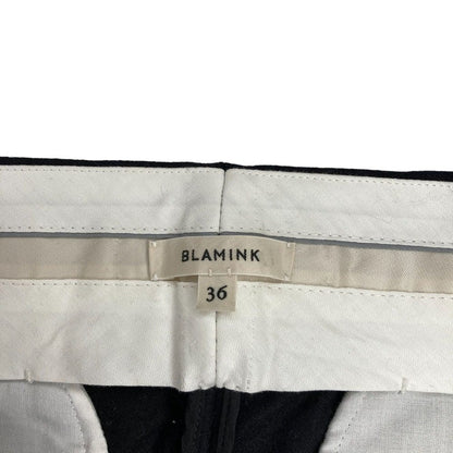 BLAMINK ウールストレッチストレートパンツ