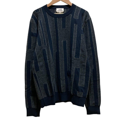 エルメス H柄 カシミヤニット セーター Mサイズ
