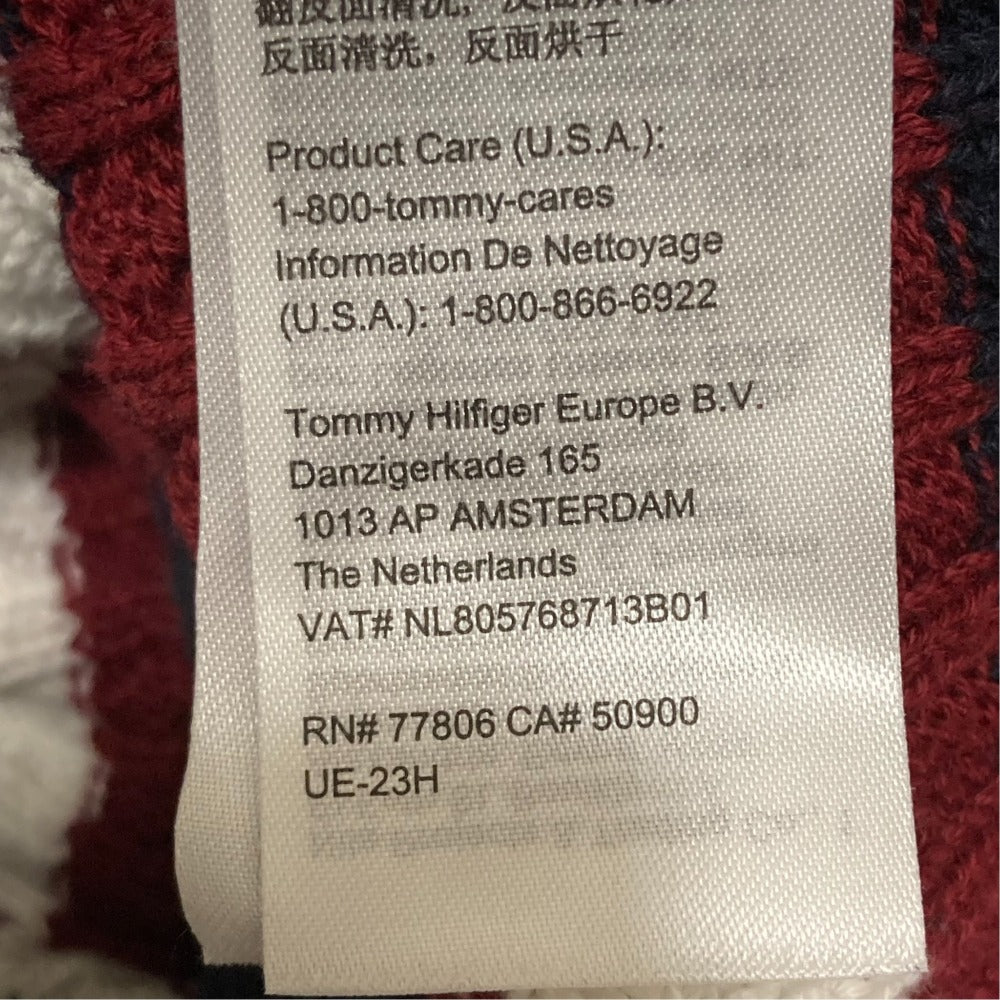 トミーヒルフィガー コットンミニケーブルクルーネックセーター