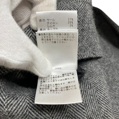 ギャルリーヴィー ヘリンボーンダブルフェイスショートコート