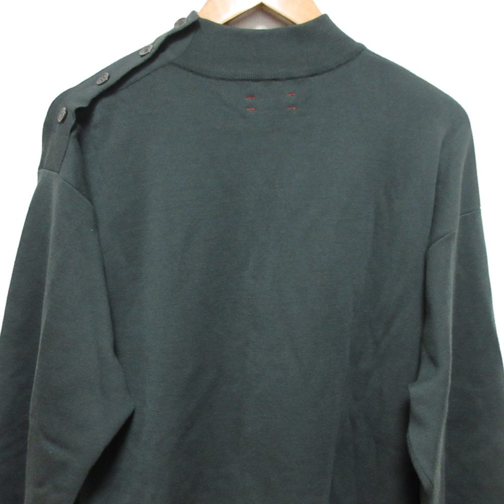 unfil ショルダーボタンニットトップス
