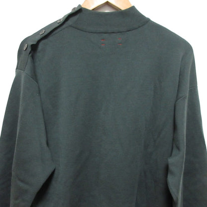 unfil ショルダーボタンニットトップス