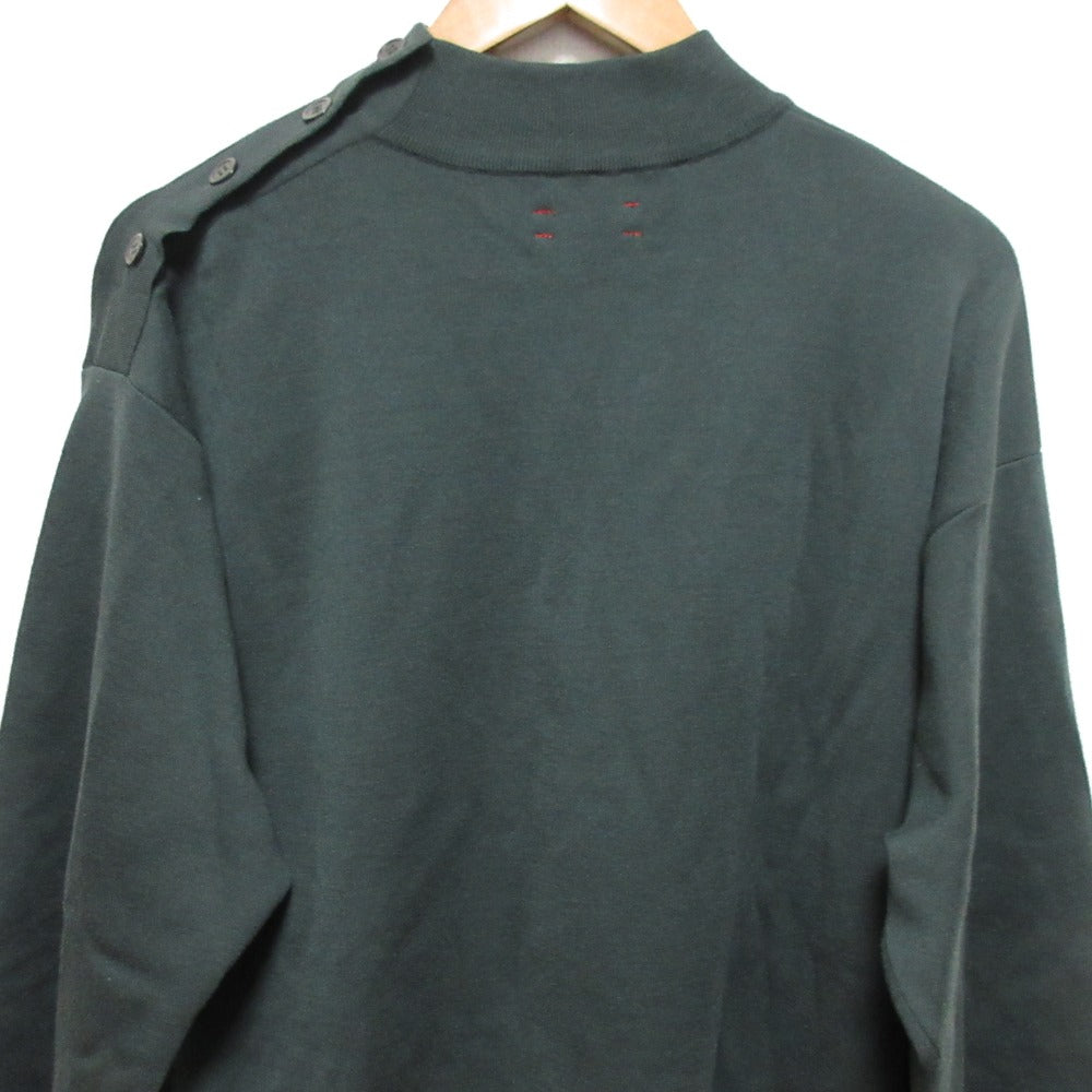 unfil ショルダーボタンニットトップス