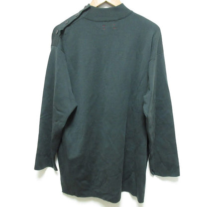 unfil ショルダーボタンニットトップス