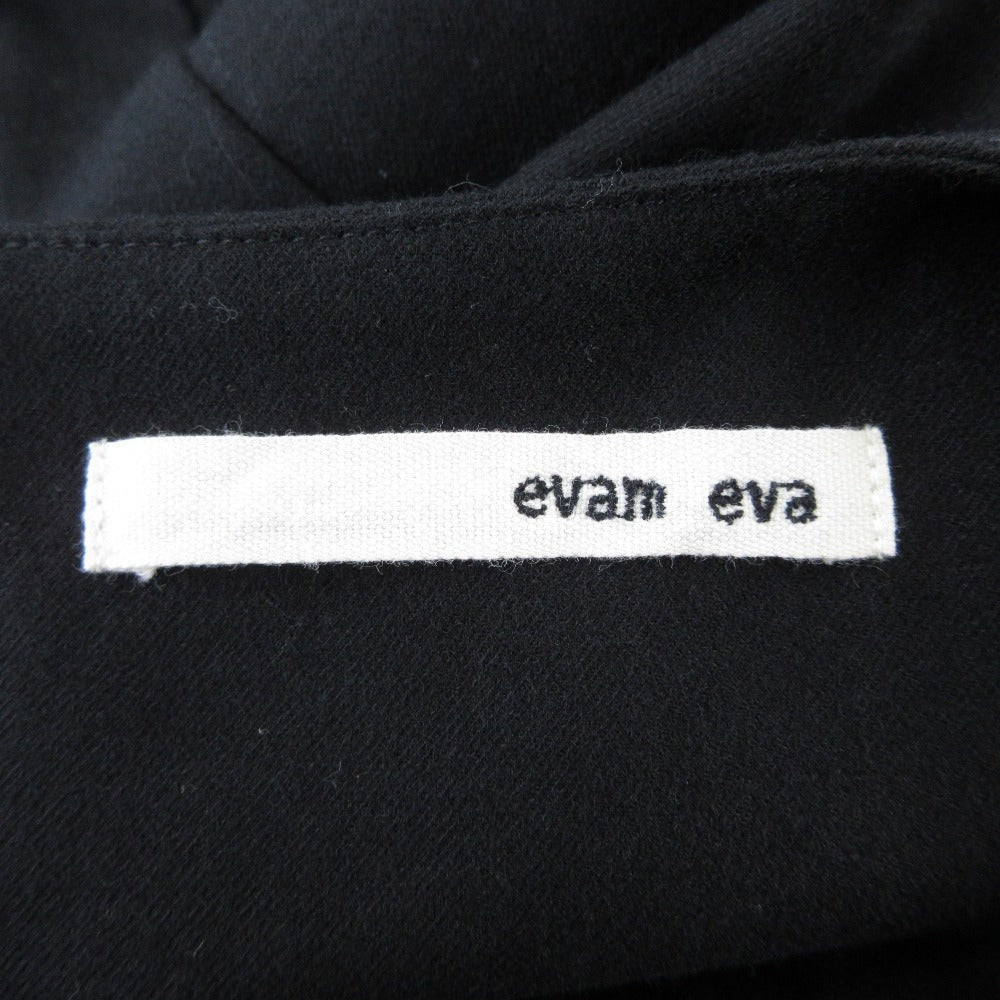 evam eva wool side tuck one-piece ウールワンピース