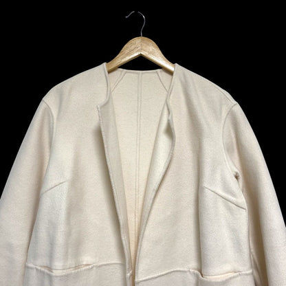 MUSE de Deuxieme Classe Victorianウールノーカラーロングコート