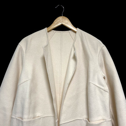MUSE de Deuxieme Classe Victorianウールノーカラーロングコート