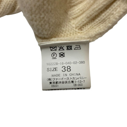 アナイ ウールカシミヤブレンドハイネックニットセーター
