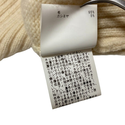 アナイ ウールカシミヤブレンドハイネックニットセーター
