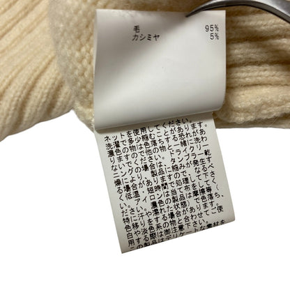 アナイ ウールカシミヤブレンドハイネックニットセーター