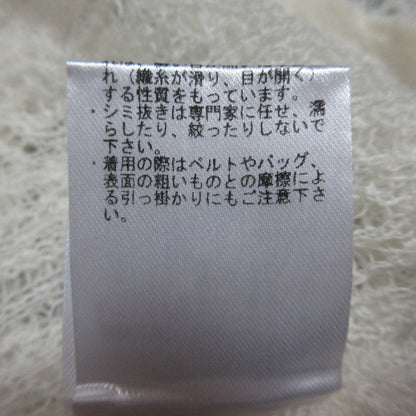 アニュアンス ウールレースニットトップス