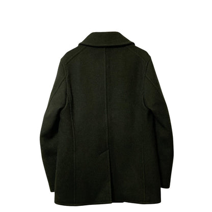 DRESSTERIOR ウールダブルブレストステンカラーコート