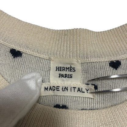 エルメス BRIDES de GALA カシミヤシルクニットワンピース40