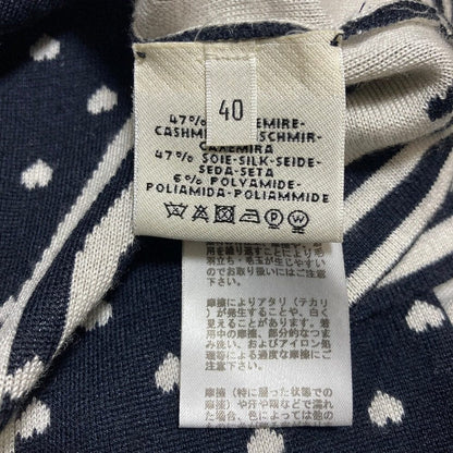エルメス BRIDES de GALA カシミヤシルクニットワンピース40