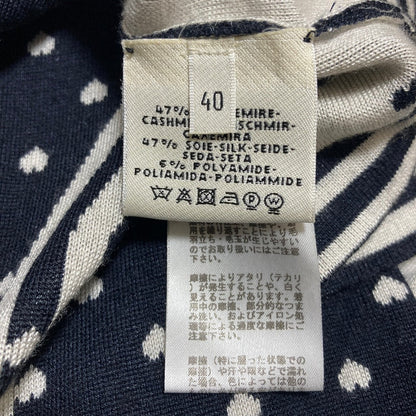 エルメス BRIDES de GALA カシミヤシルクニットワンピース40