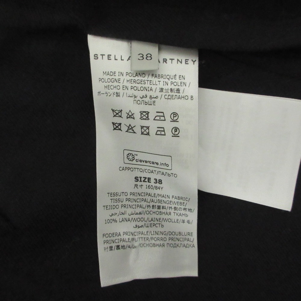 ステラマッカートニー 千鳥格子ウールコート