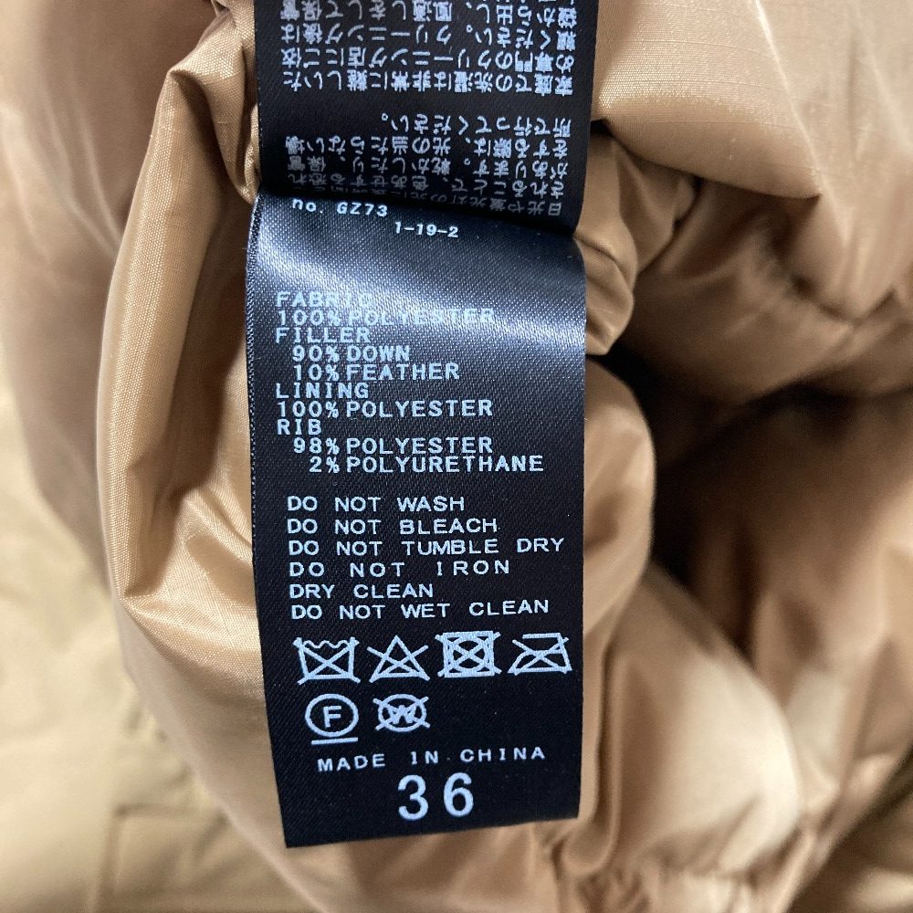 スピックアンドスパンフーデッドダウンコート