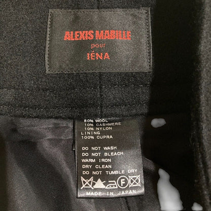 ALEXIS MABILLE IENA ウールカシミヤブレンドポンチョコート