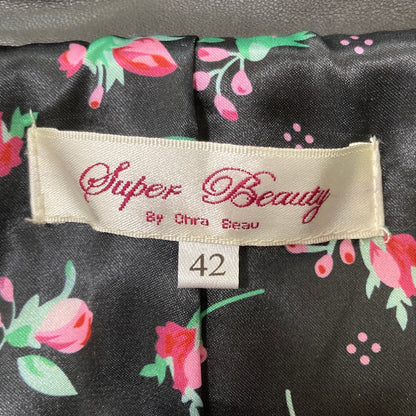 Super Beauty by ohra beau ビジューリボンボアコート