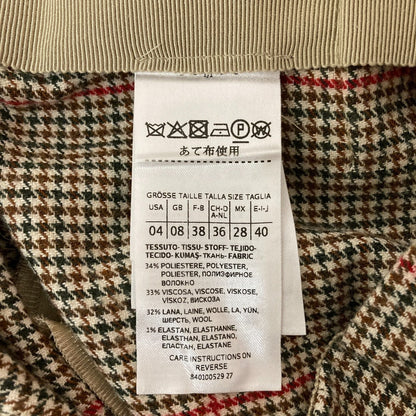 マックスアンドコー 千鳥柄ワイドパンツ