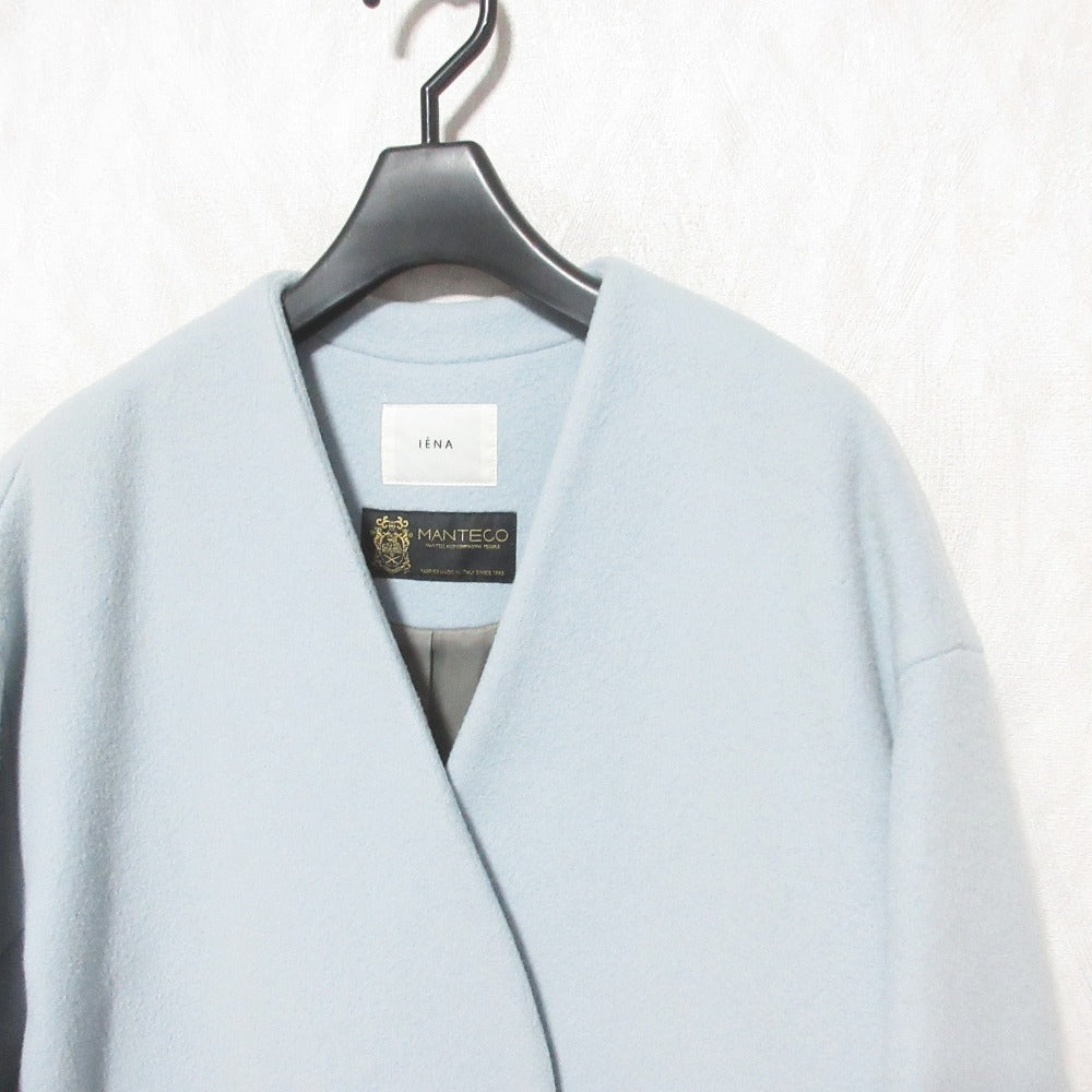 IENA MANTECOノーカラーコート