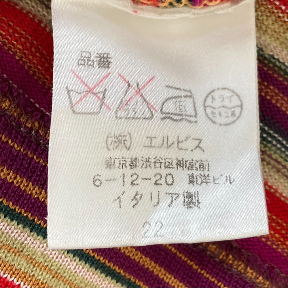 ミッソーニ ウールニットショートスリーブトップス