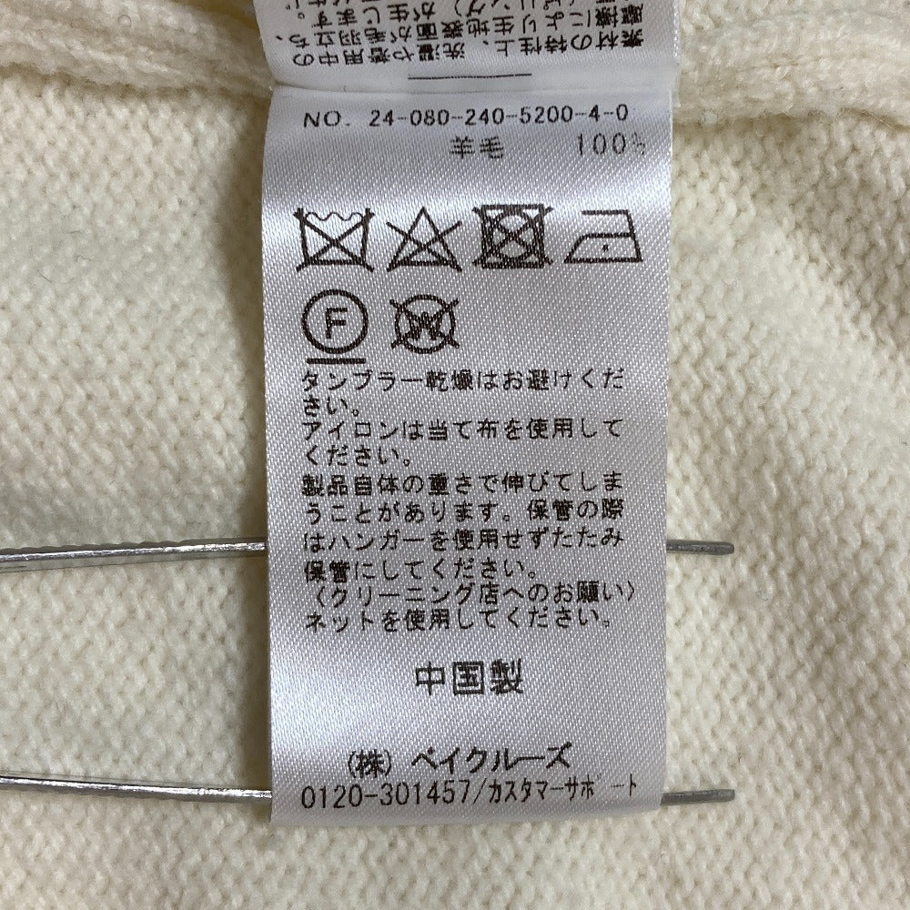 ノーブル Super160sダブルリブクルーニット