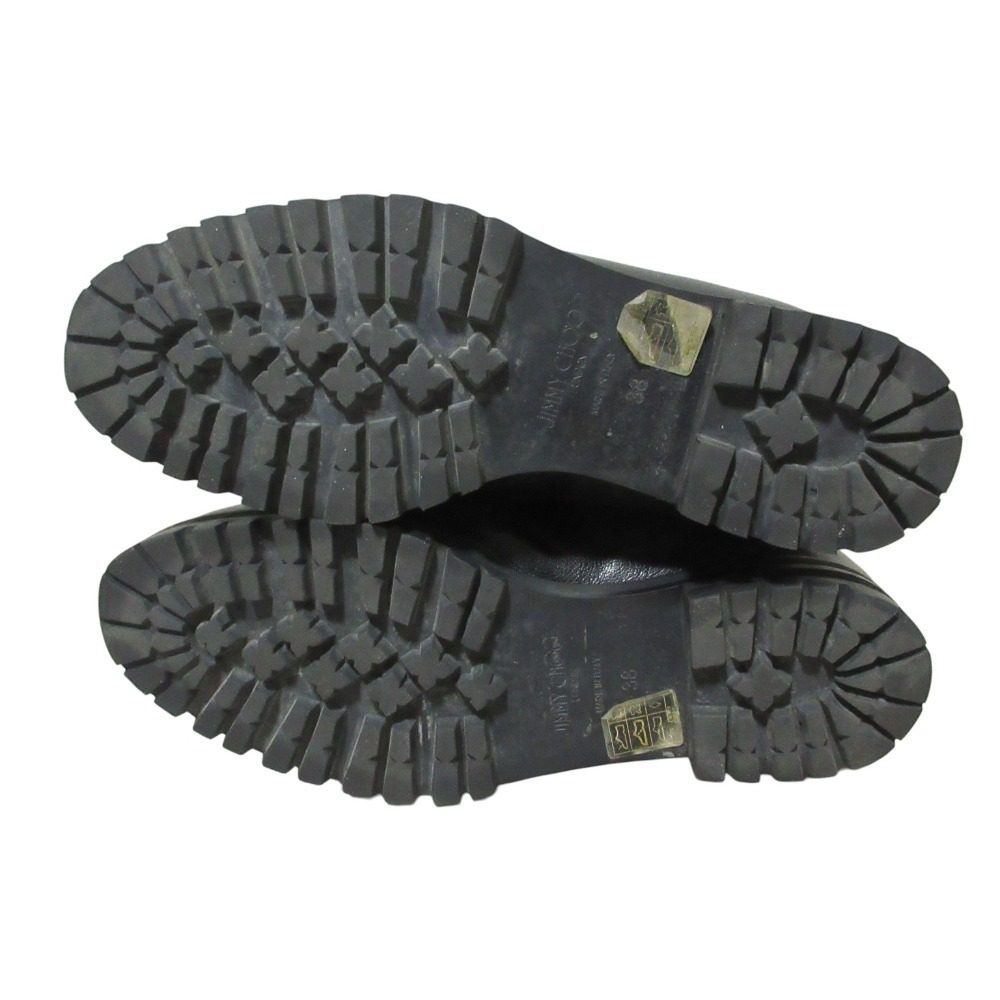 ジミーチュウ HAVANA FLAT レザーショートブーツ