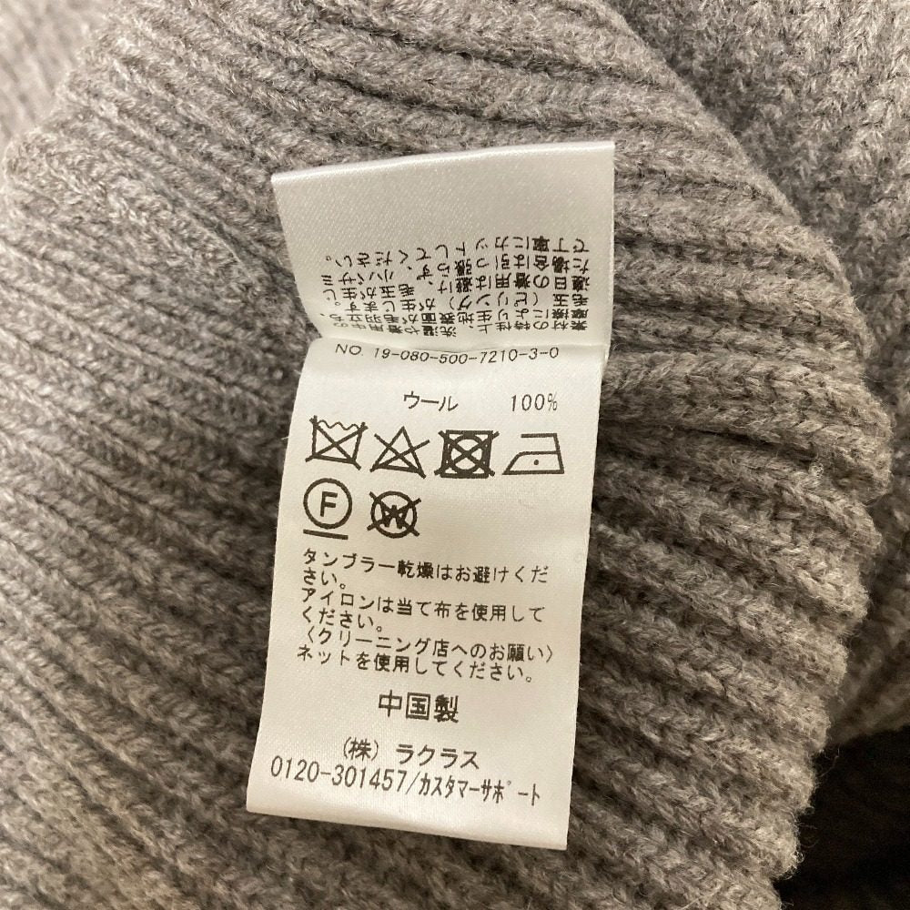 ドゥーズィエムクラス ウールニットセーター