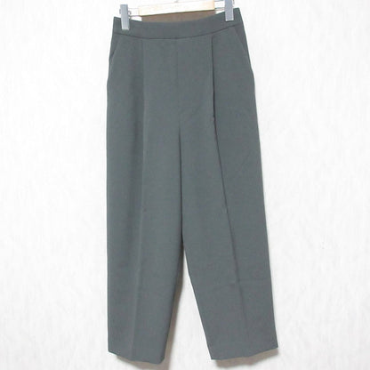 ENFOLD ダブルクロスクロップドパンツ