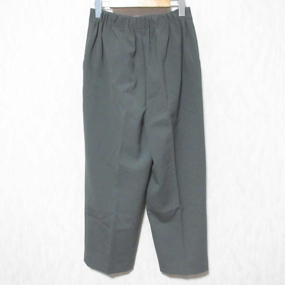 ENFOLD ダブルクロスクロップドパンツ