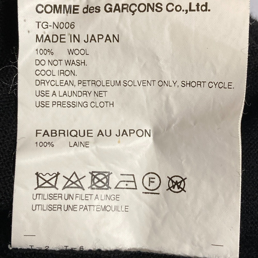 トリココムデギャルソン フラワー ウール ニットセーター