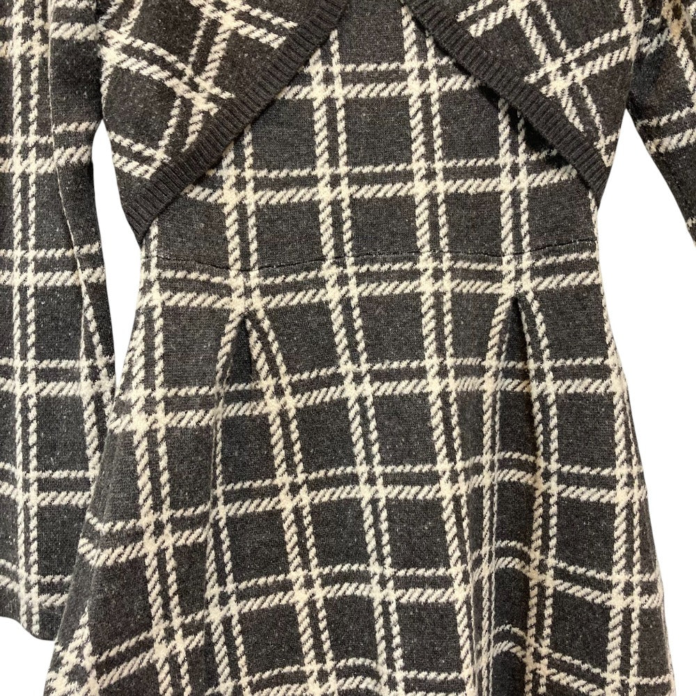 ハーリップトゥ Pantheon Checked Knit ニットワンピース