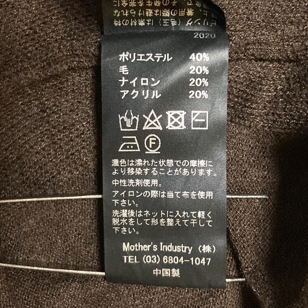 ミディウミソリッド ウールブレンド ニットカットソー