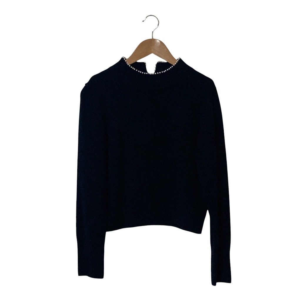 BLUE LABEL CRESTBRIDGE パールカラー ウールニット