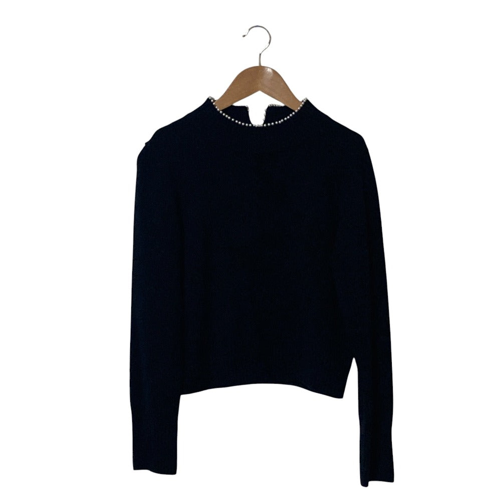 BLUE LABEL CRESTBRIDGE パールカラー ウールニット