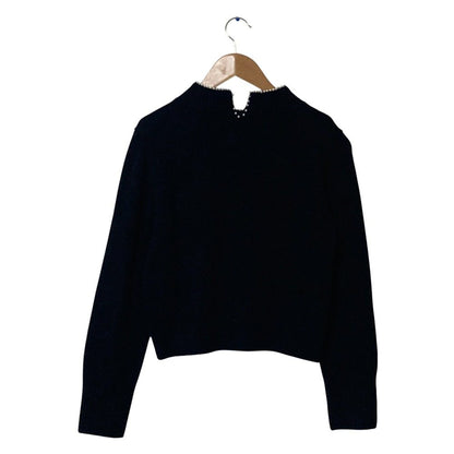 BLUE LABEL CRESTBRIDGE パールカラー ウールニット