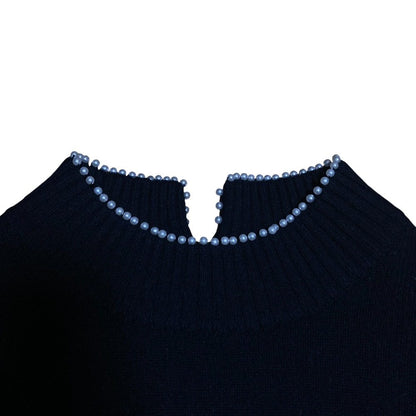 BLUE LABEL CRESTBRIDGE パールカラー ウールニット